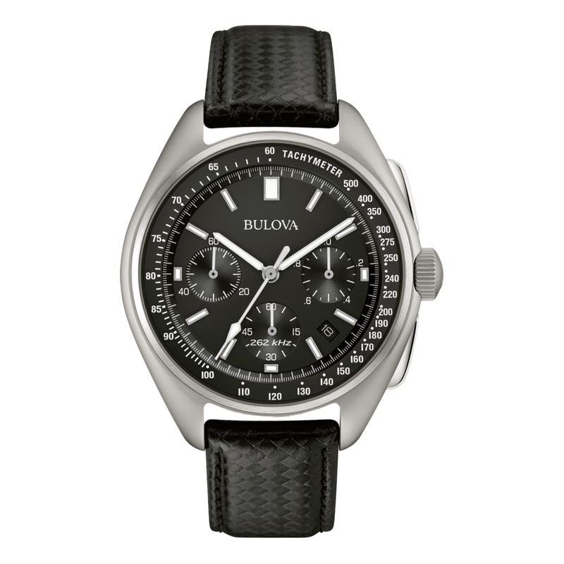 Lunar Pilot Black Dial Black Strap