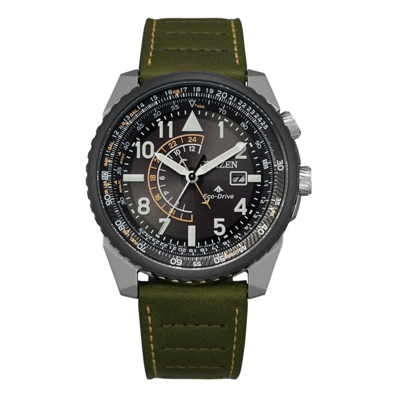 PROMASTER NIGHTHAWK BLACK DIAL GREEN STRAP