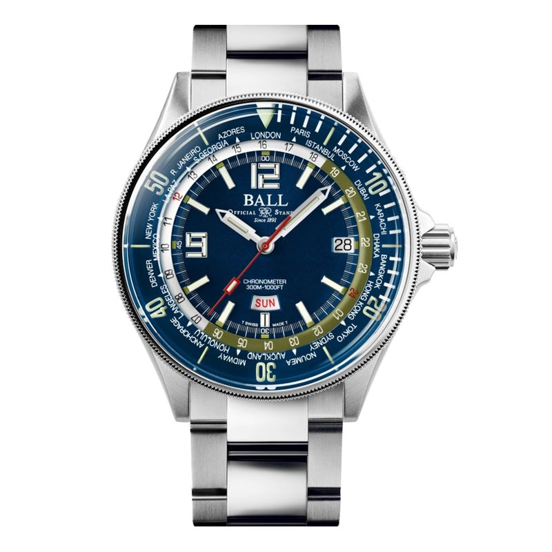 Engineer Master II Diver Worldtime Blue Dial