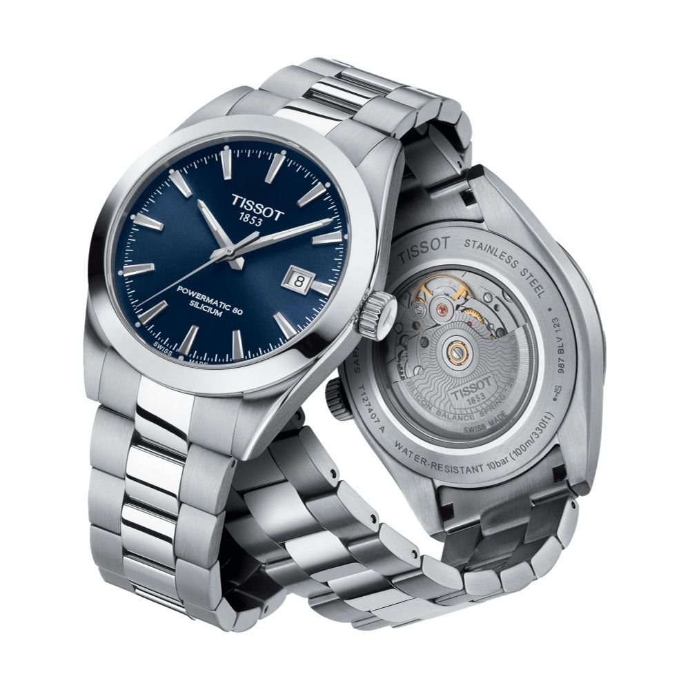 時計 TISSOT POWERMATIC 80 SILICIUM Gentleman Powermatic 80 Silicium – Trifecta