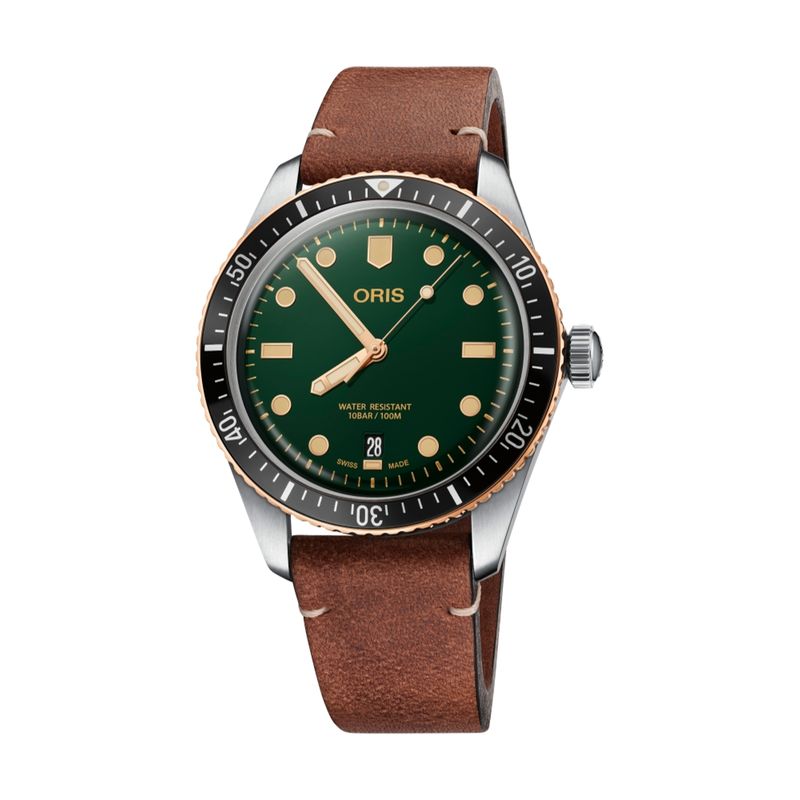 Divers Sixty-Five 40M Green Leather