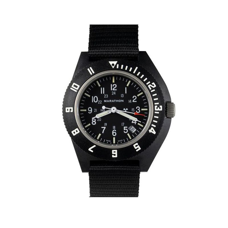 New Sapphire Crystal Pilot's Navigator with Date & Tritium - Black - 41mm