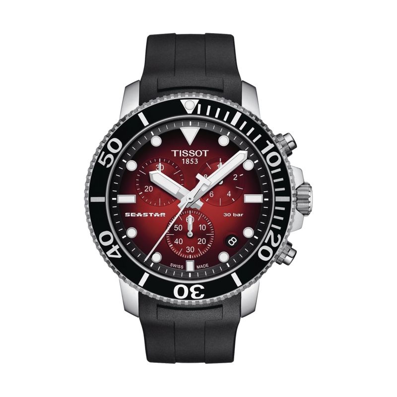 Seastar 1000 Chronograph Red Gradient Dial