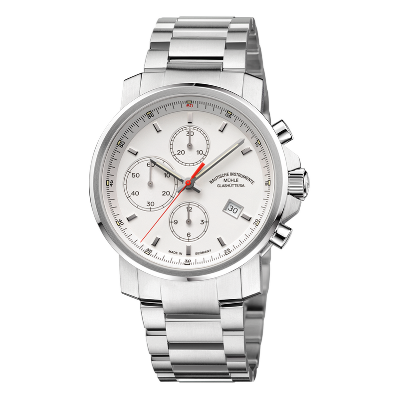 29er Chronograph Cream Dial Stainless Steel Bracelet