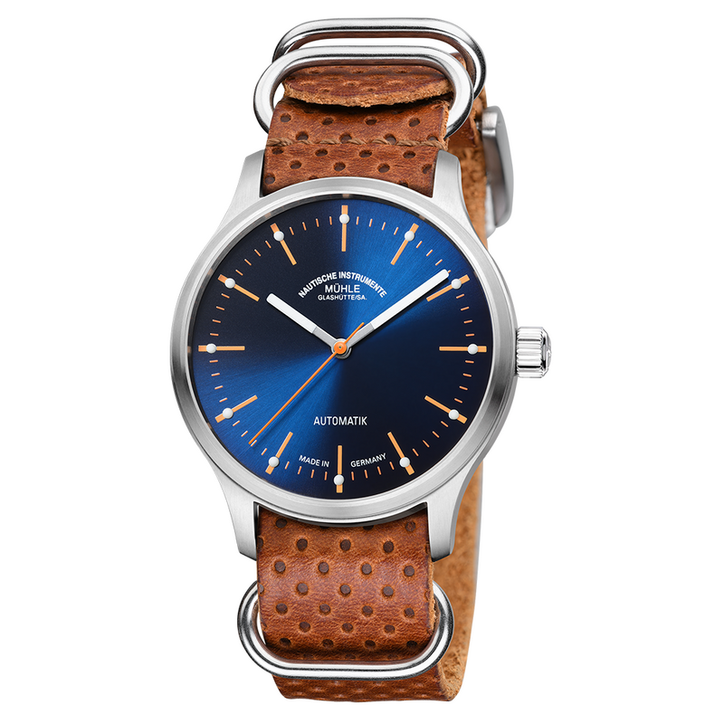 Panova Blau Leather Strap