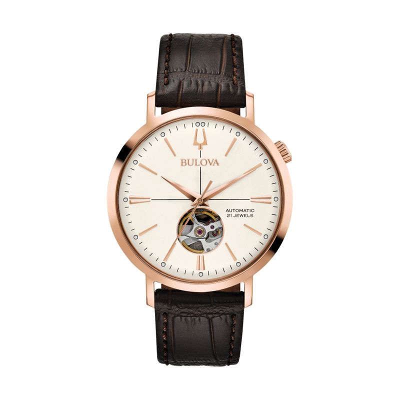 Aerojet Rose Gold-Tone Case Open Aperture