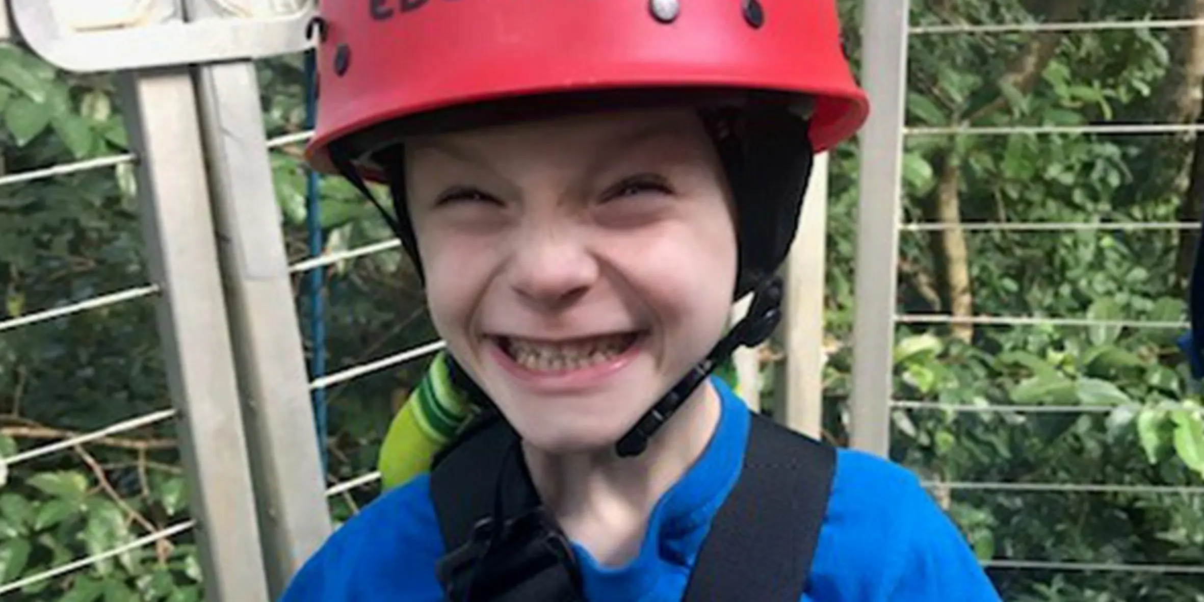 Make-A-Wish Australia wish kid Zak on a treetop adventure in Queensland