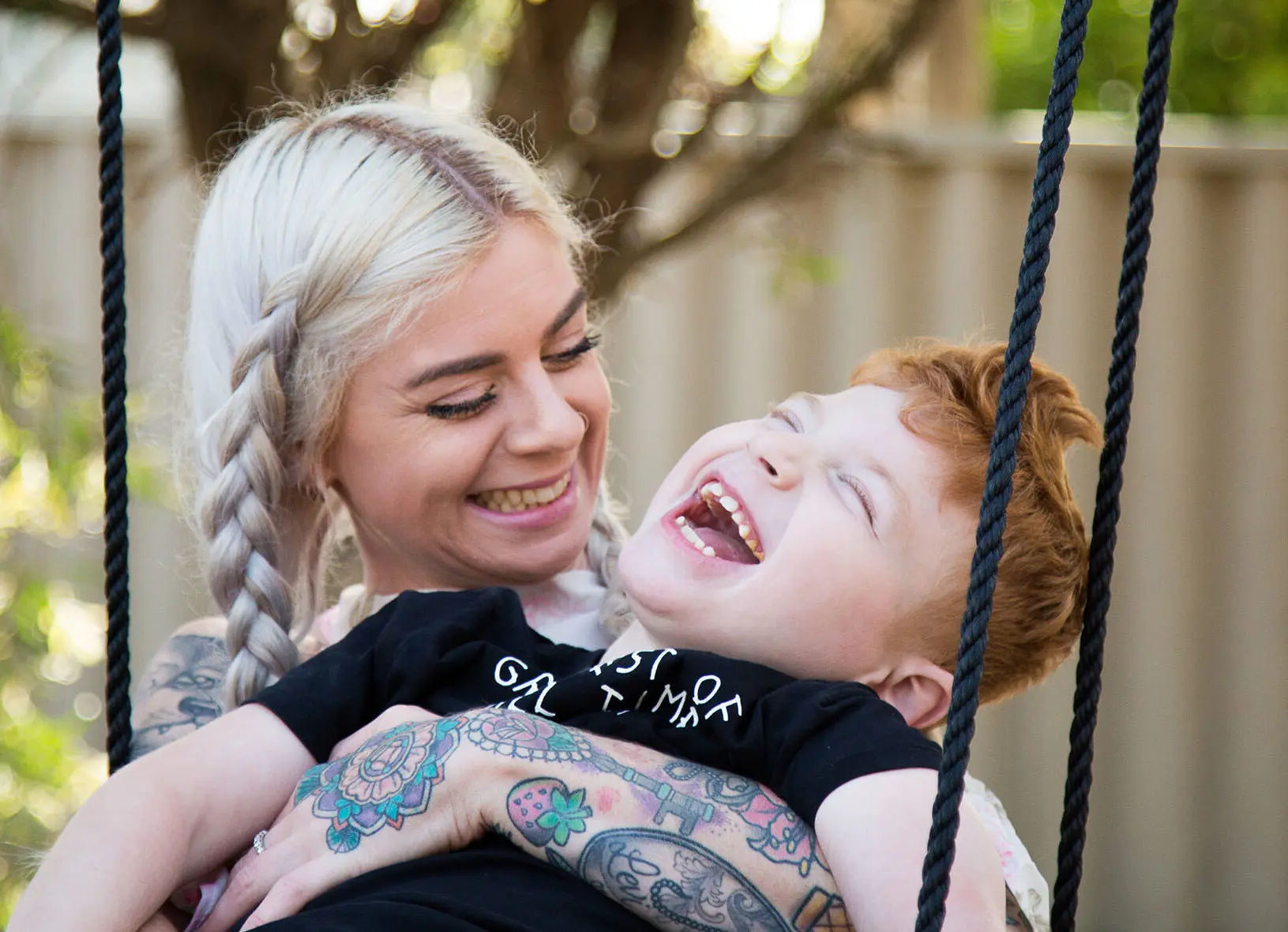 Wish family supported by Workplace giving