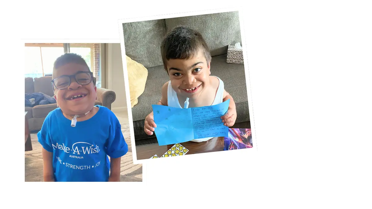 Make-A-Wish wish kid Khoder