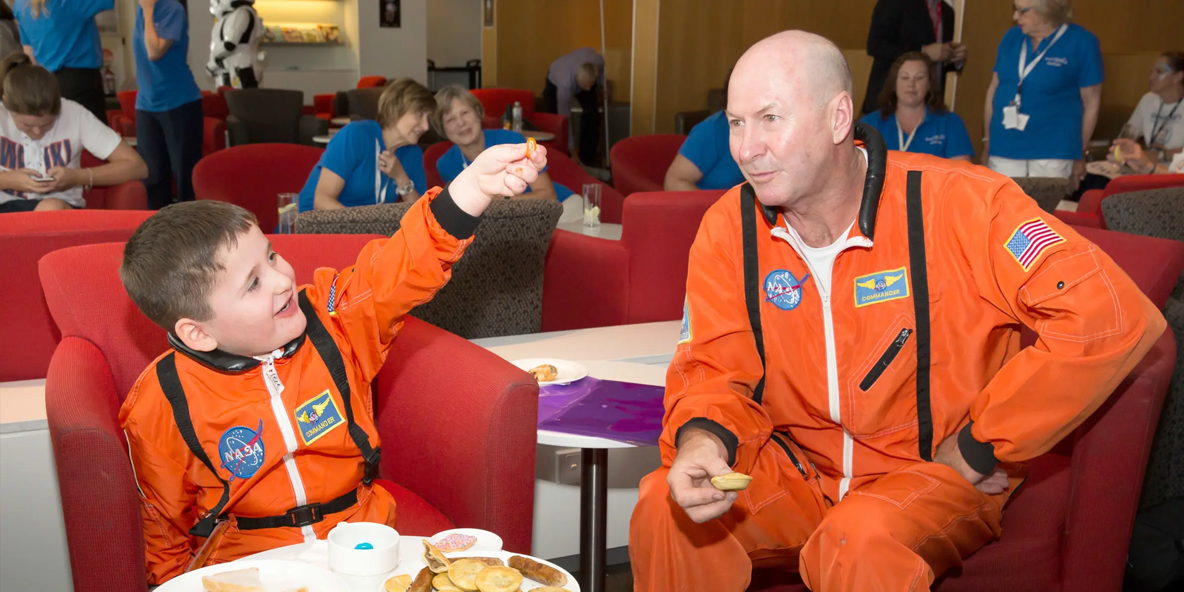 Make A Wish Australia Children's Charity - Dwayne on his wish to go to the moon with another astronaut