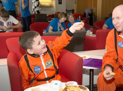Make A Wish Australia Children's Charity - Dwayne on his wish to go to the moon with another astronaut