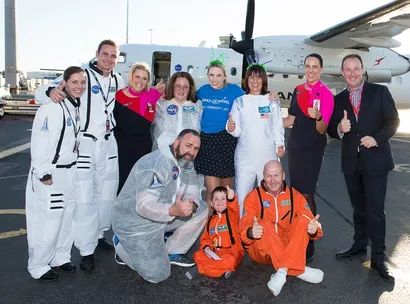 Make A Wish Australia Children's Charity - Dwayne on his wish to go to the moon with the team from Qantas