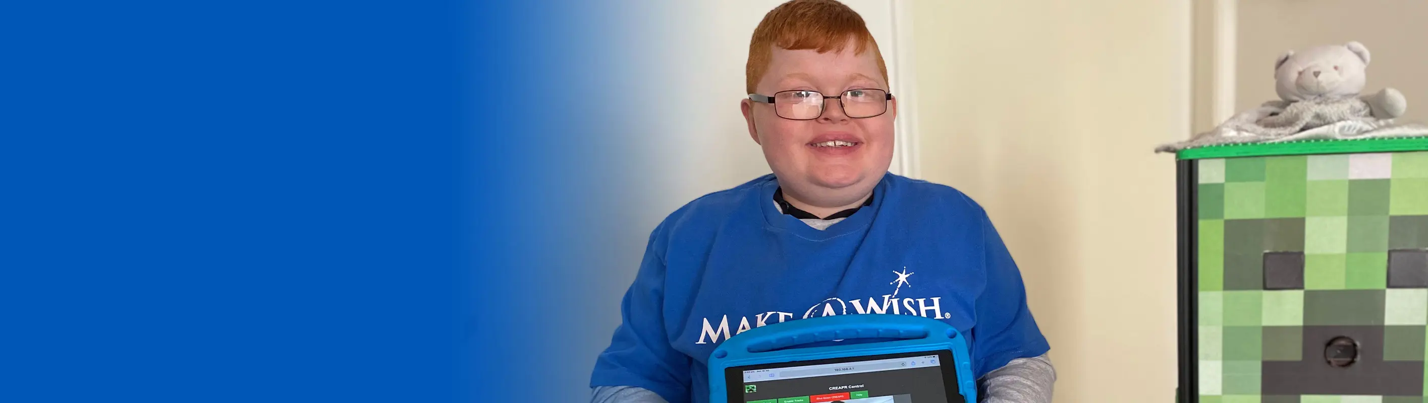 Make-A-Wish Wish kid Charlie