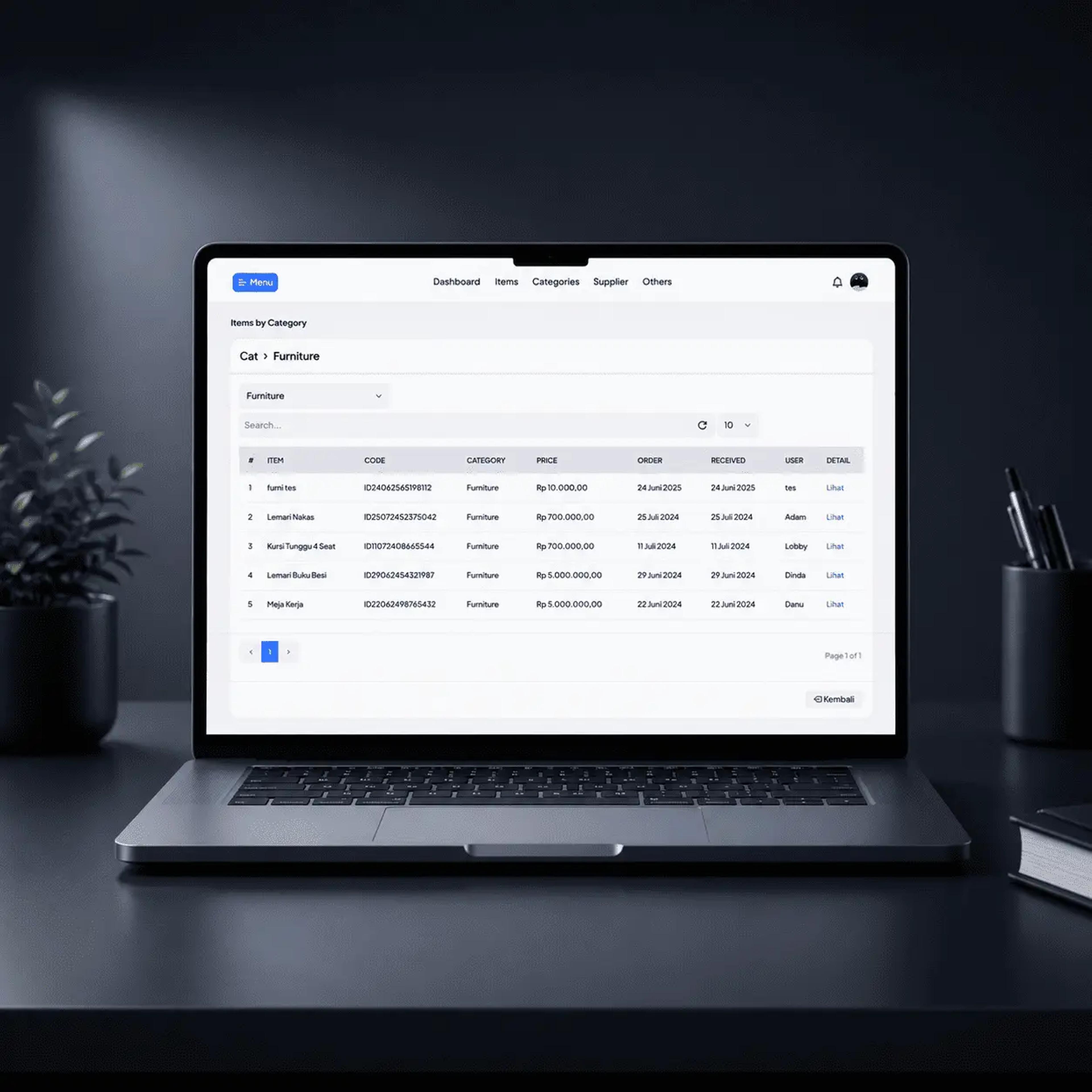 Inventory Control App