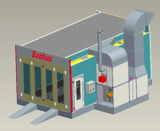 BAOHUA 700S automotive spray and baking paint booth
