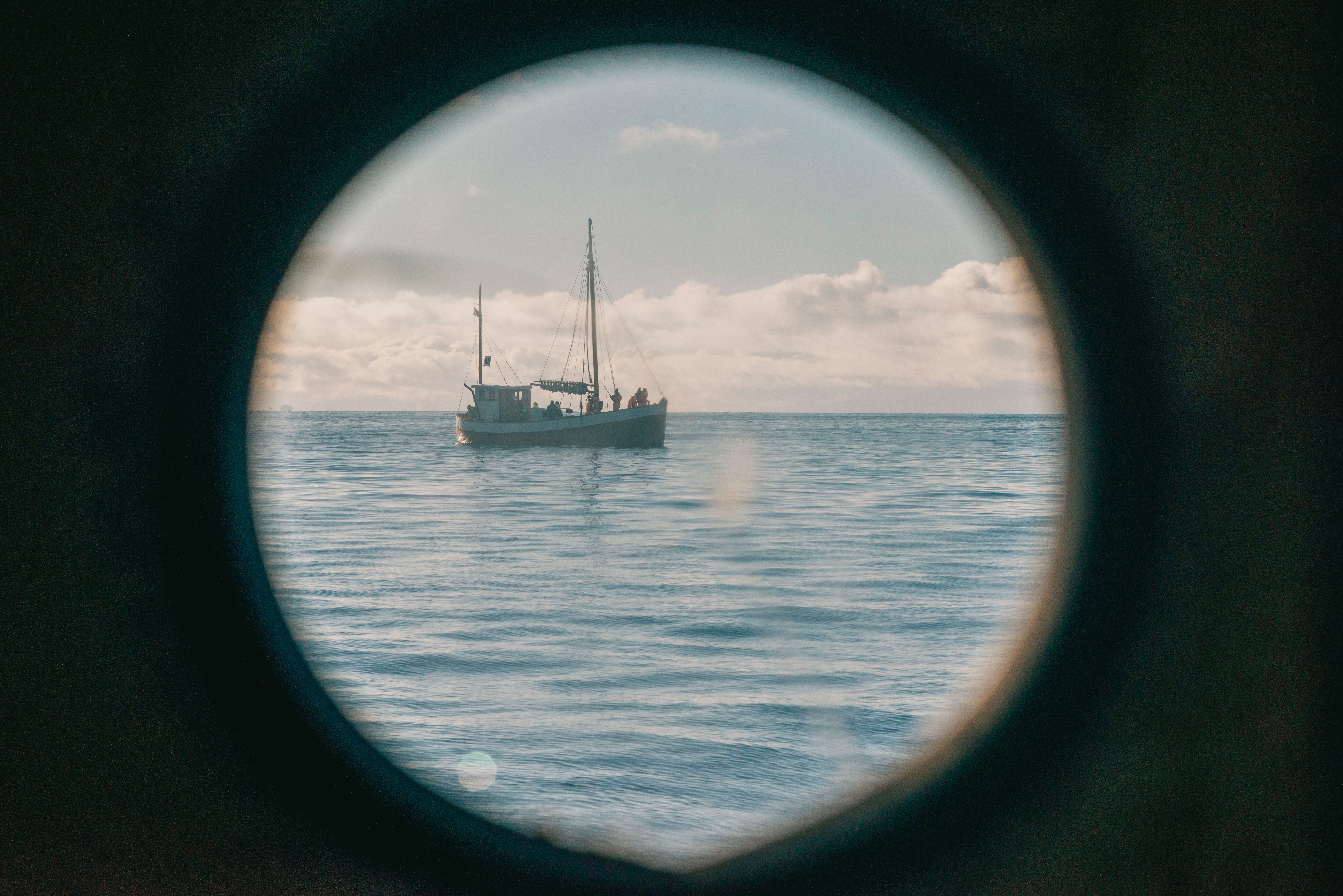 Fiskefartøy i siktet