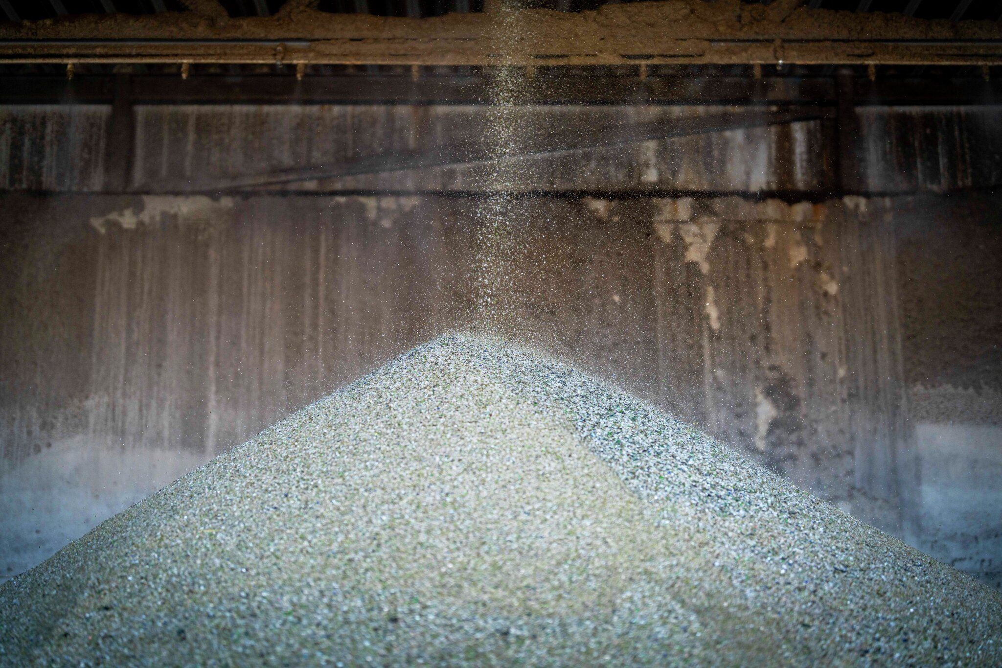 Glass som ikke kan gjenbrukes.