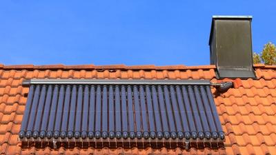 Solfangeranlegg på boligtak