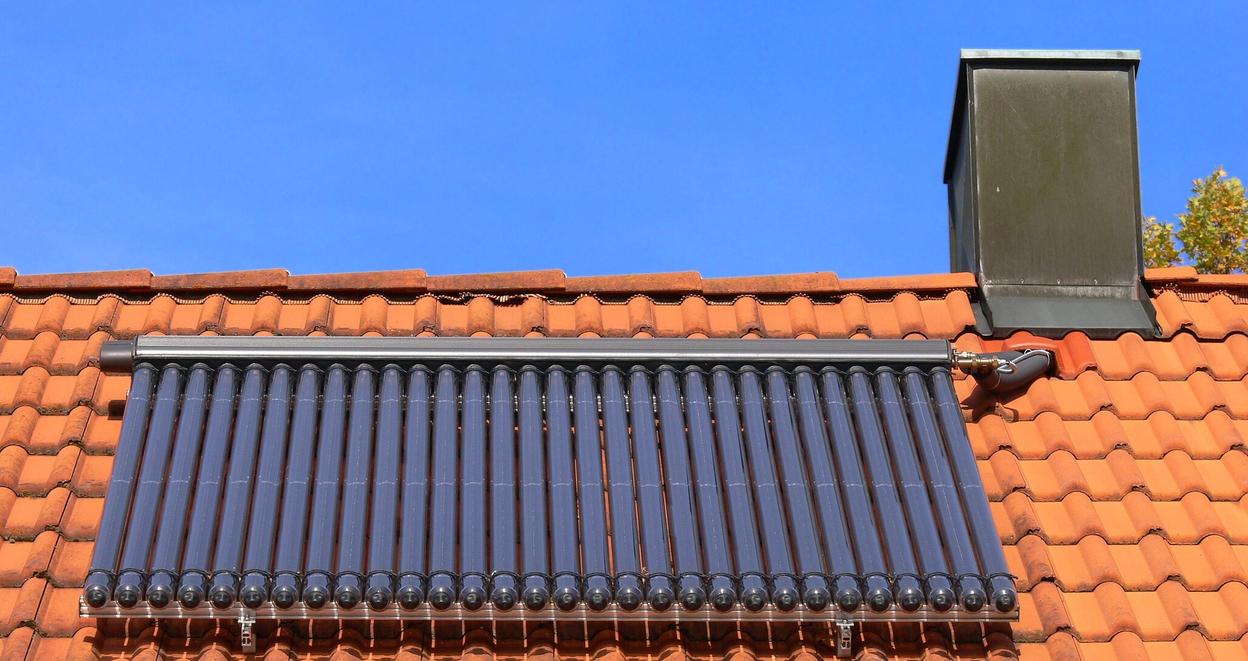 Solfangeranlegg på boligtak