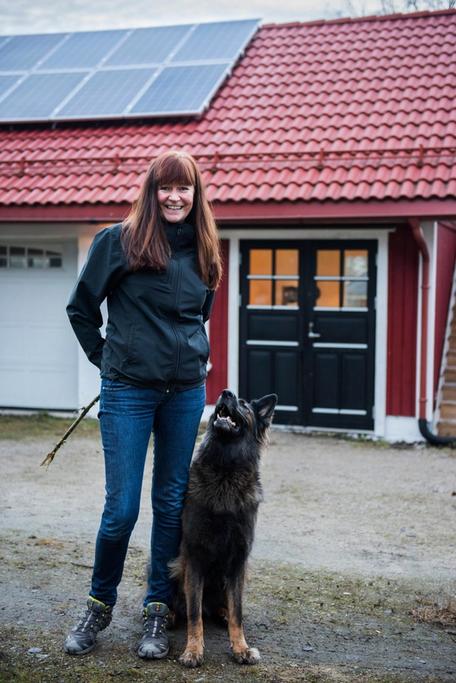 El-produksjon (solcelleanlegg) i Gressvik - Inger S. Hansen