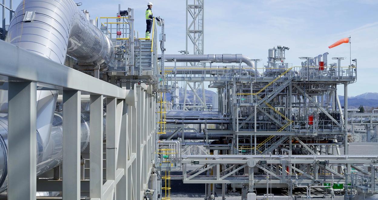 Fra virksomheten på Mongstad