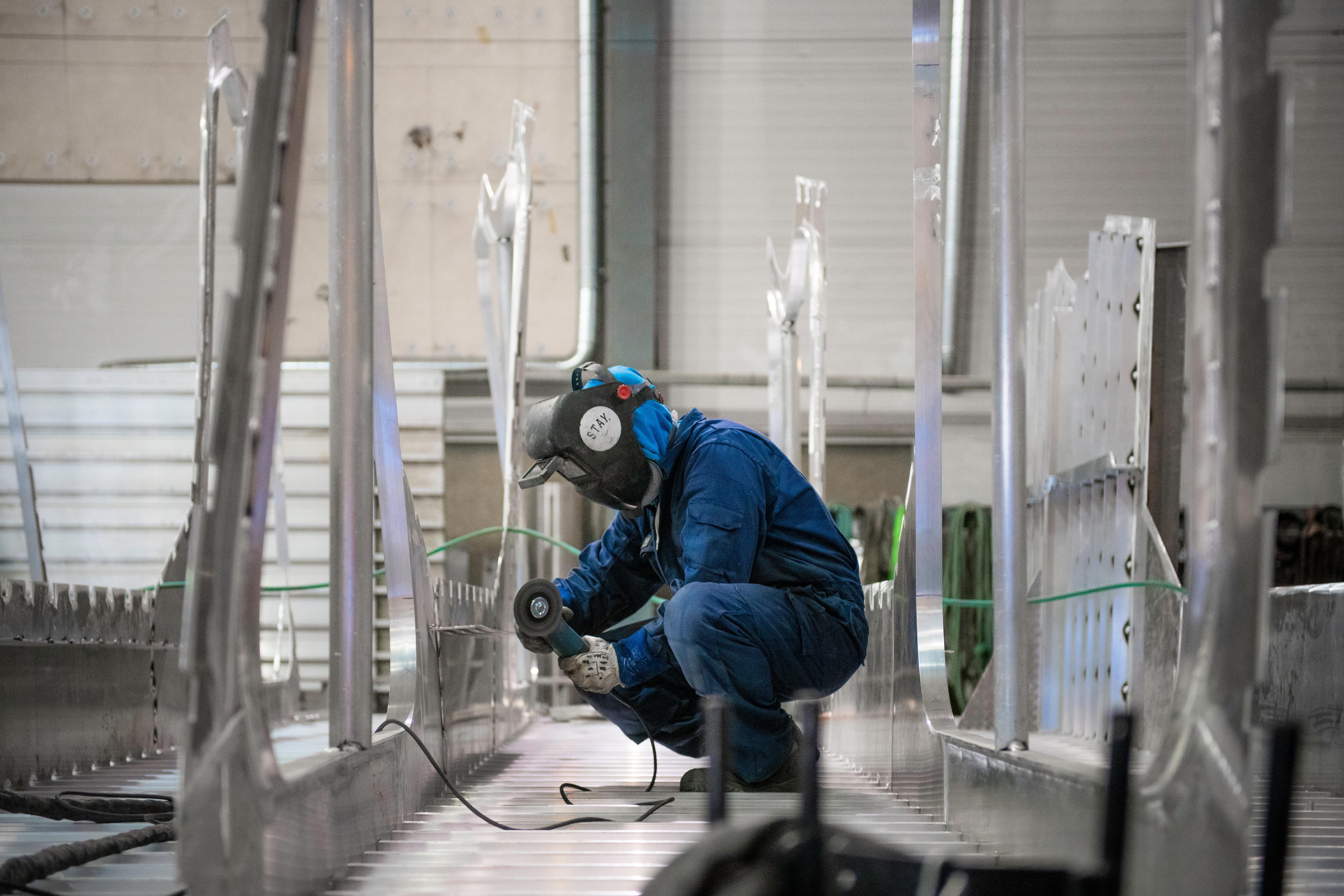 Røkterbåten "Astrid Helene" setter sammen 