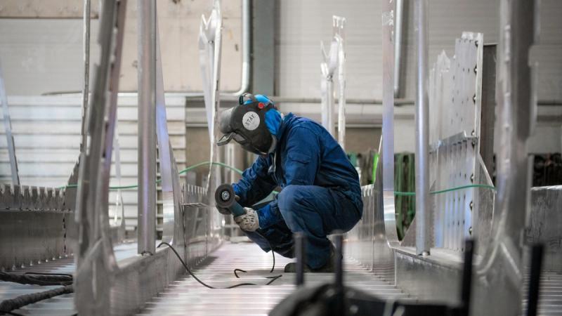 Røkterbåten "Astrid Helene" setter sammen