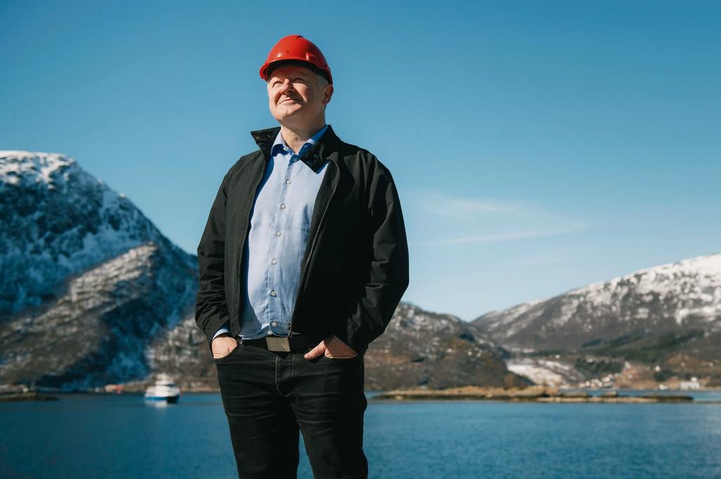 Bård Meek-Hansen i Grovfjord Mekaniske Verft.