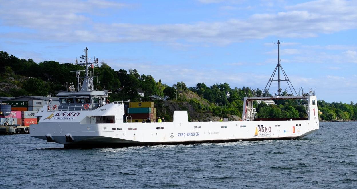 ASKOs egne autonome, elektriske kjøretøy som går mellom Moss og Holmestrand