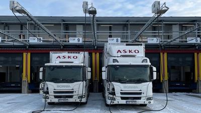 Lading av lastebiler