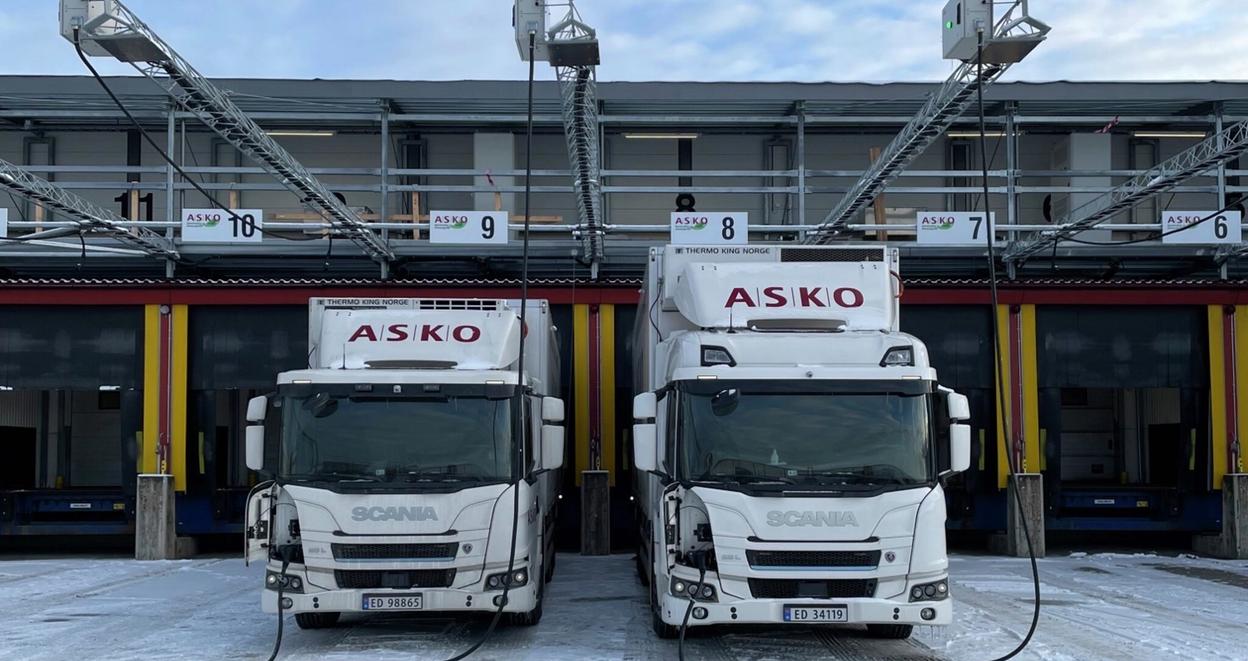 Lading av lastebiler