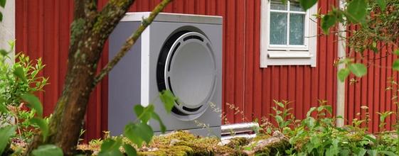 Luft-til-vann varmepumpe i bolig