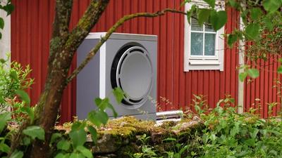 Luft-til-vann varmepumpe i bolig