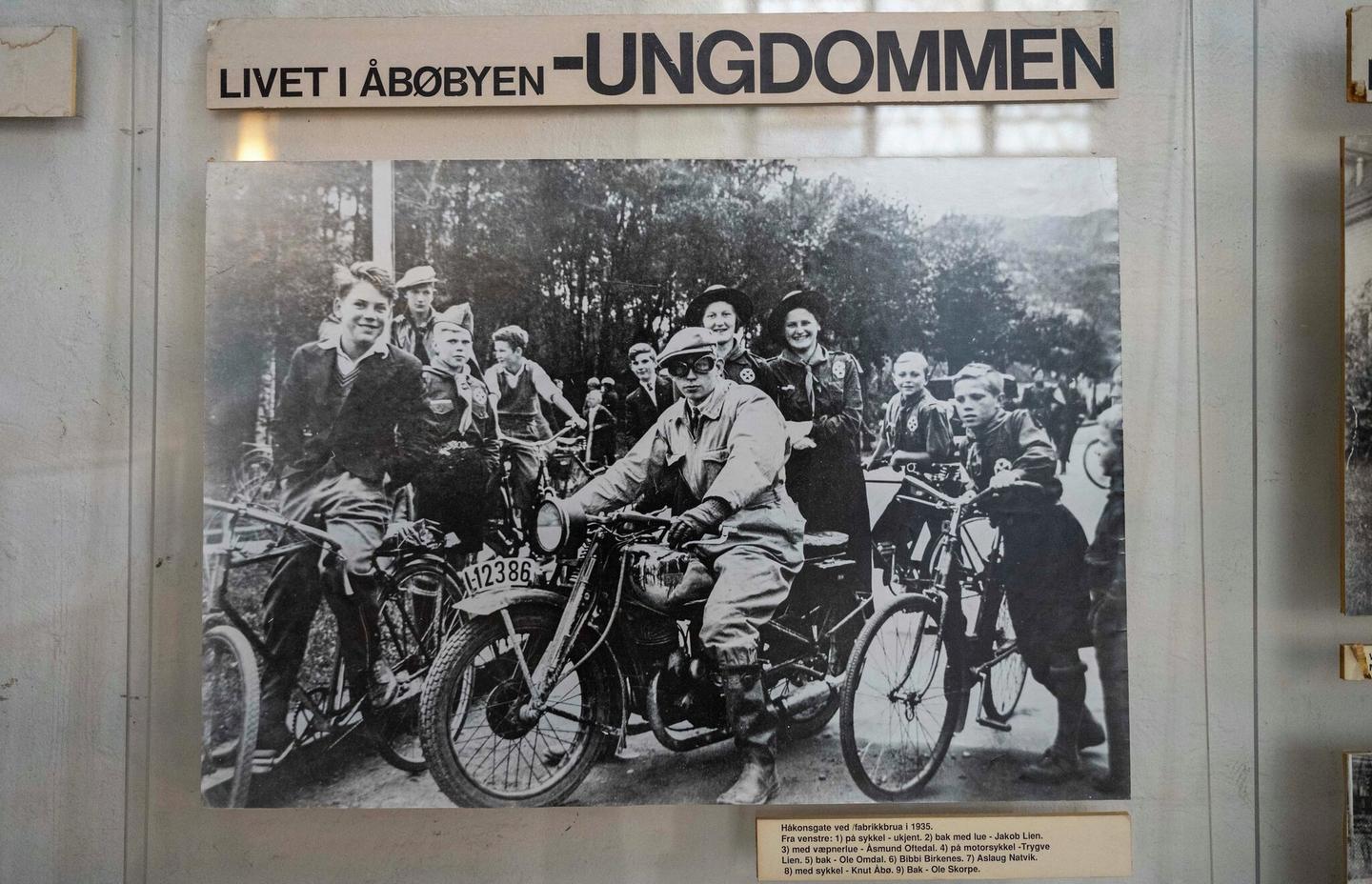 Et bilde fra 1935, tatt i Sauda.