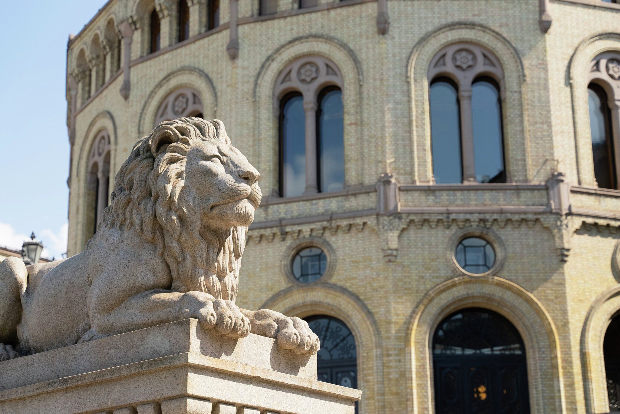 Løvebakken foran Stortinget