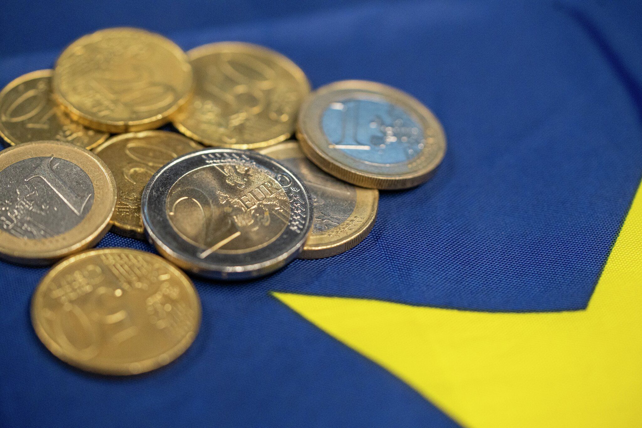 Bilde av Euro på flagg