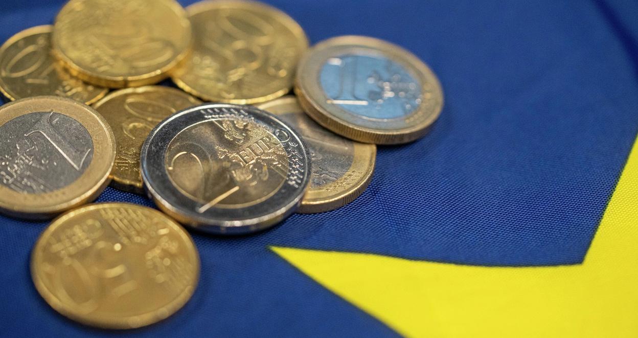 Bilde av Euro på flagg