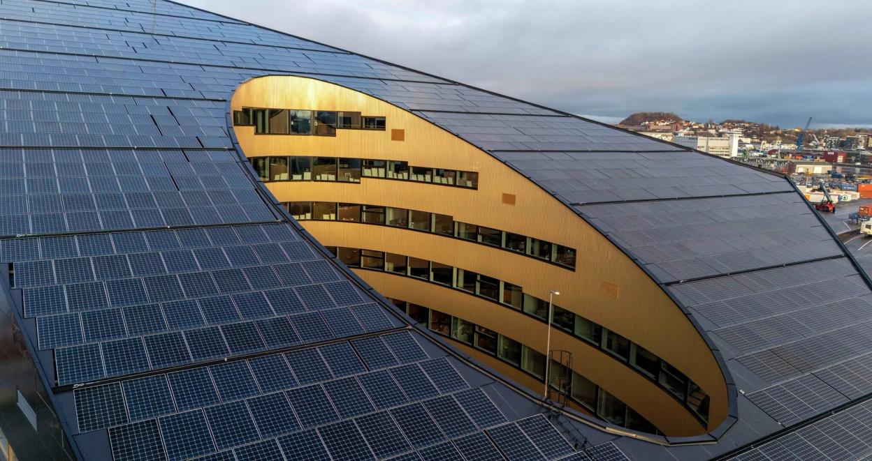 Ansatte ved et anleggsområde