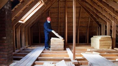 Etterisolering av loft i eksisterende bolig