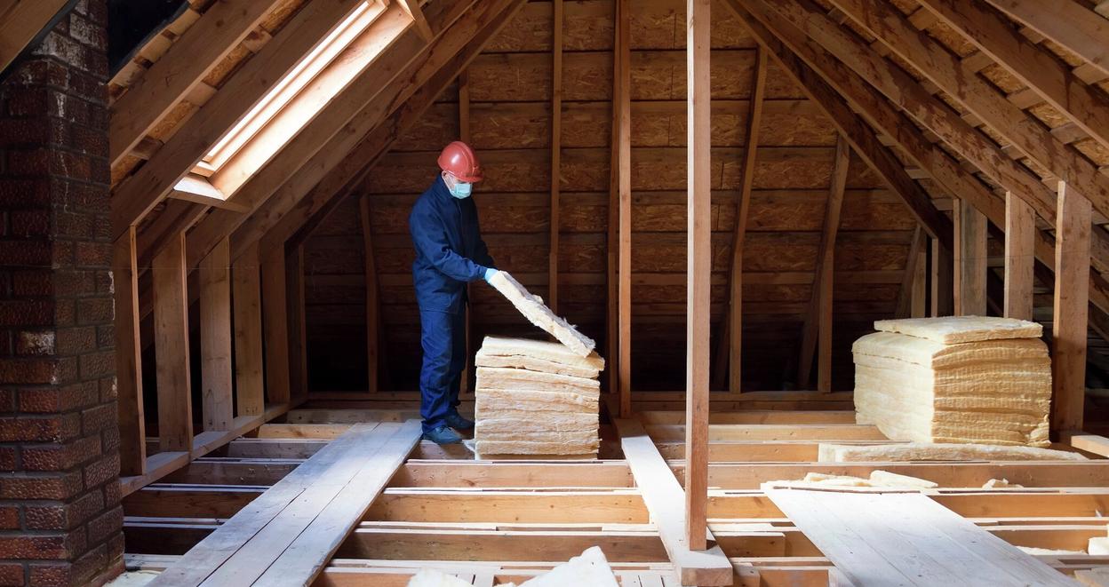 Etterisolering av loft i eksisterende bolig