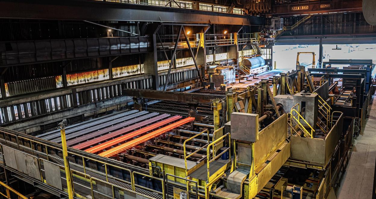 Produksjon av aluminium ved fabrikk