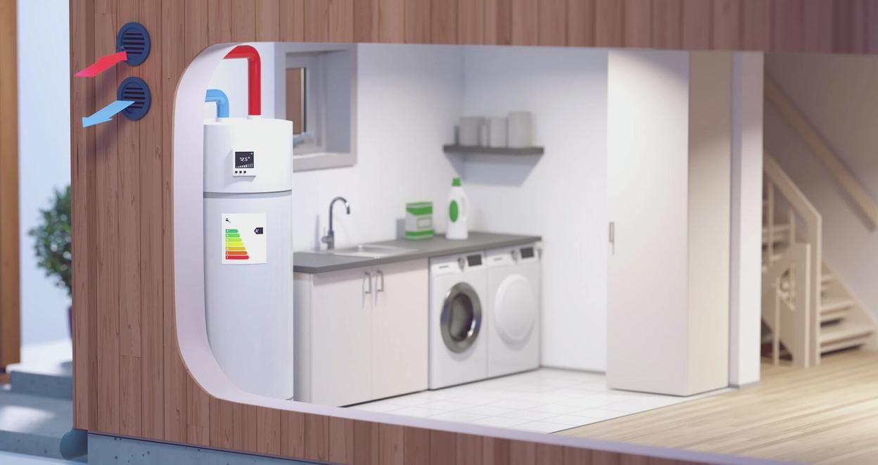3d-illustrasjon av en privatbolig