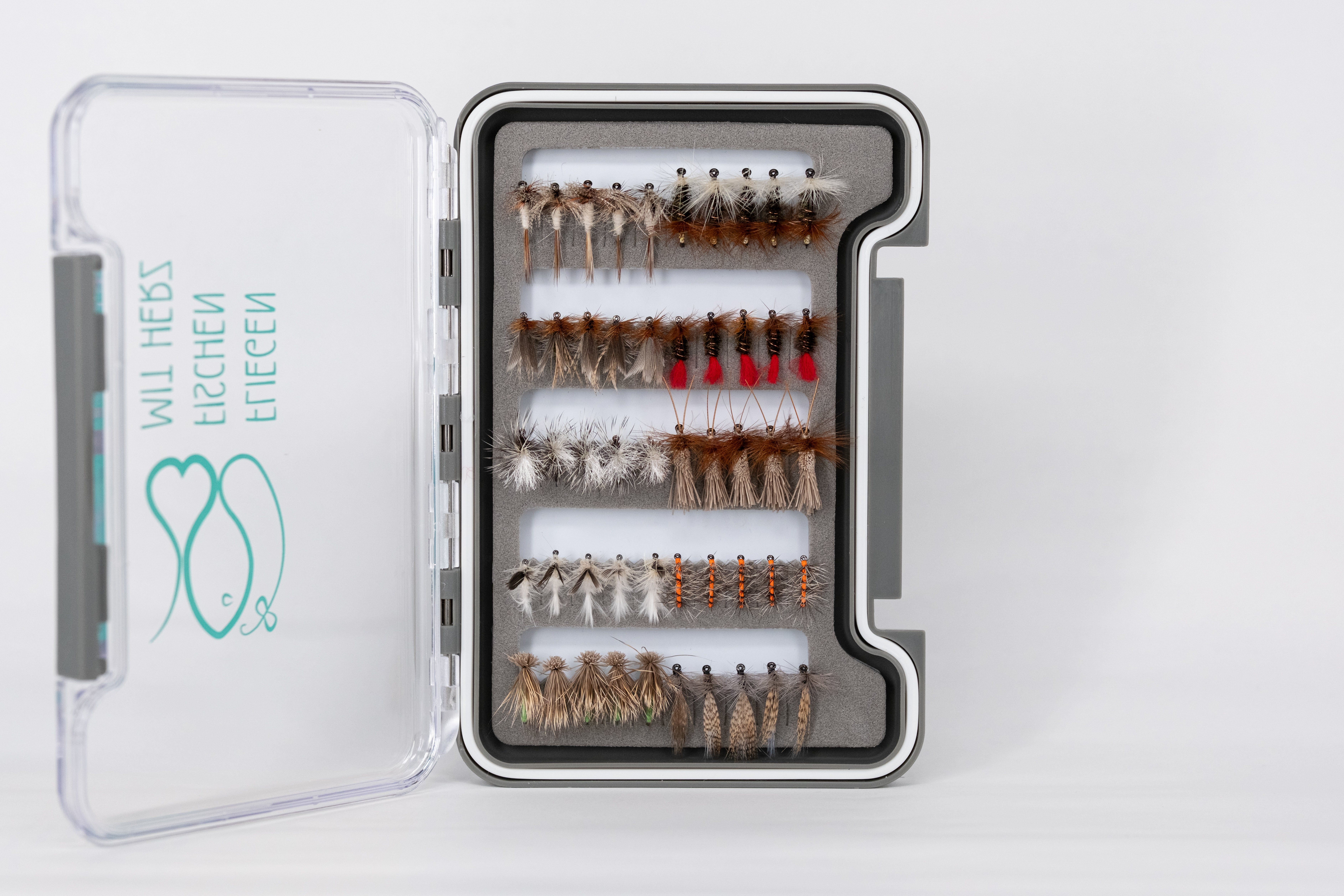 Äschen-Trockenfliegen Box