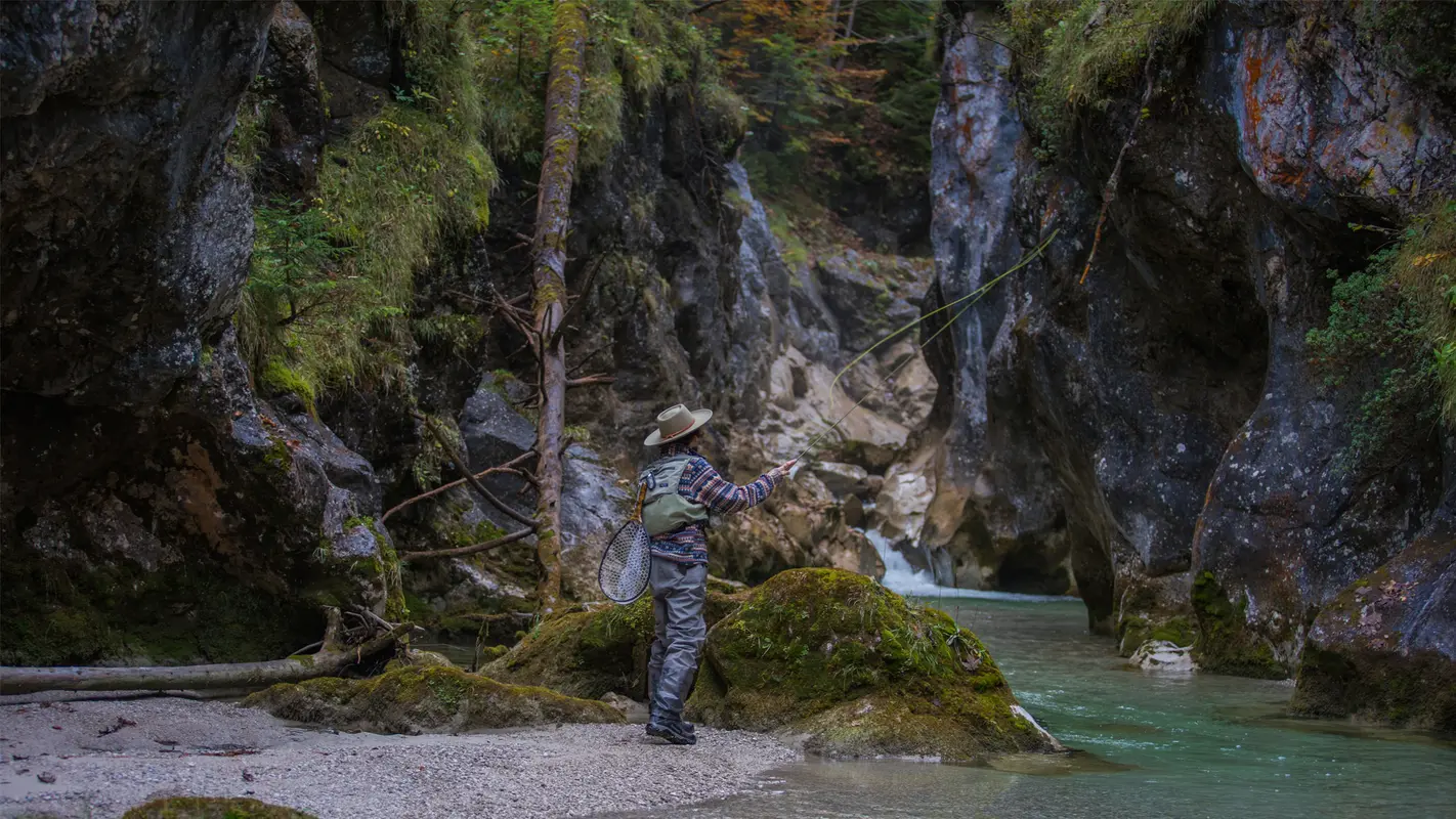 Fliegenfischen mit Herz Steinberger Ache