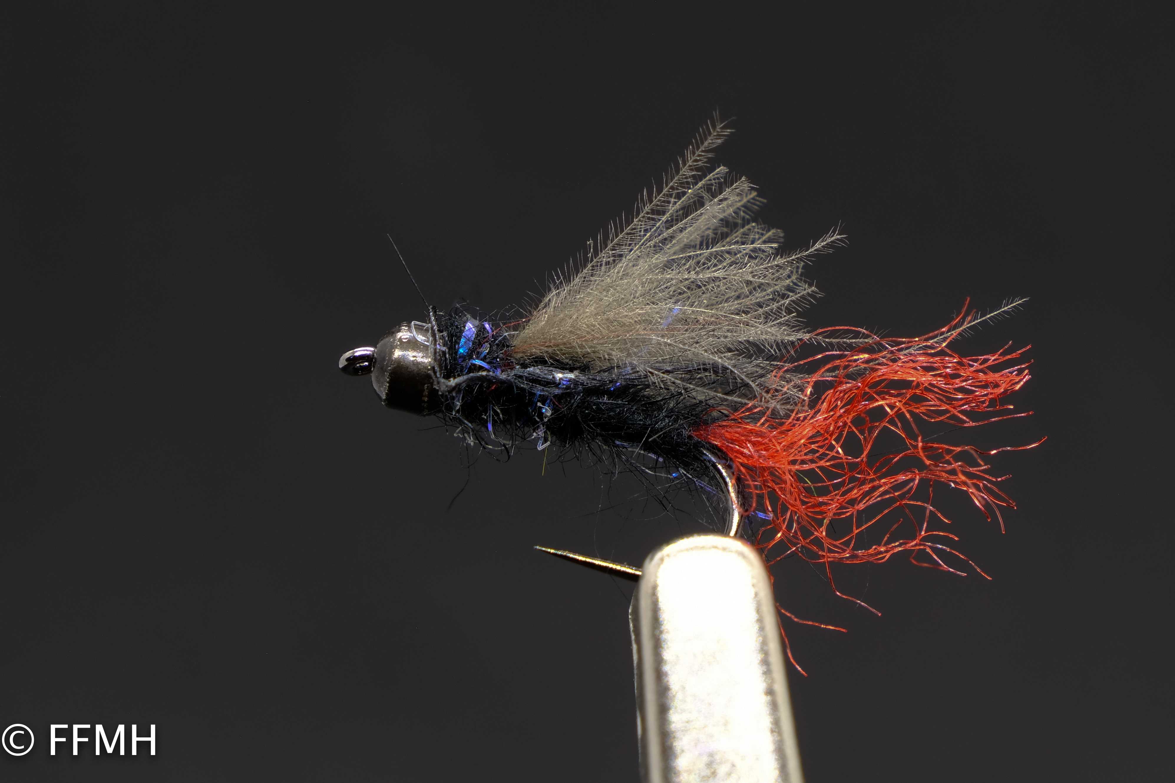 CDC Red Tag Nymph Heavy Beaded