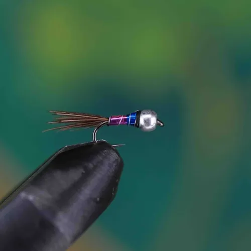 Silver Head Blue Purple Pheasant Tail