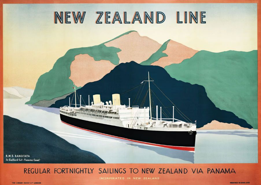 RMS Rangitata - Vintage Travel New Zealand 