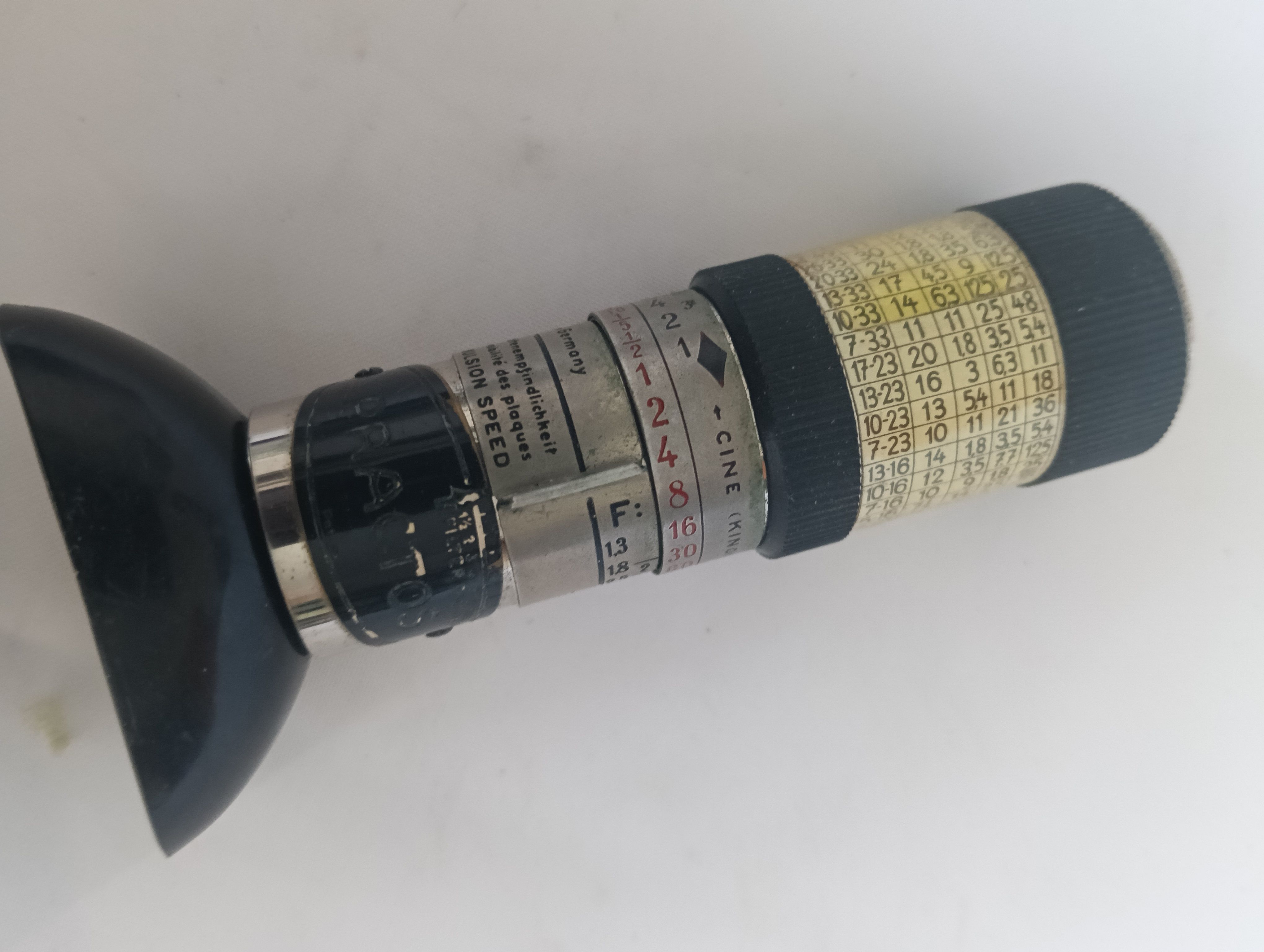 Drem optical extinction exposure meter