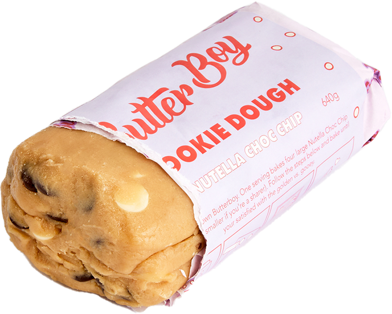 Premium cookie dough Butterboy Bakery Cookies baked in Manly