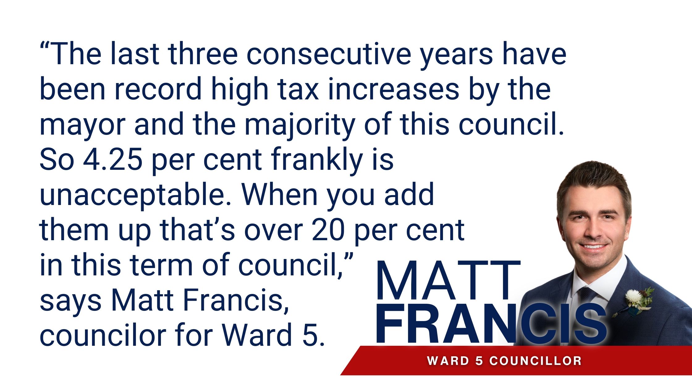 Hamilton’s mayor directs city staff to hold property tax hikes at 4.25% photo